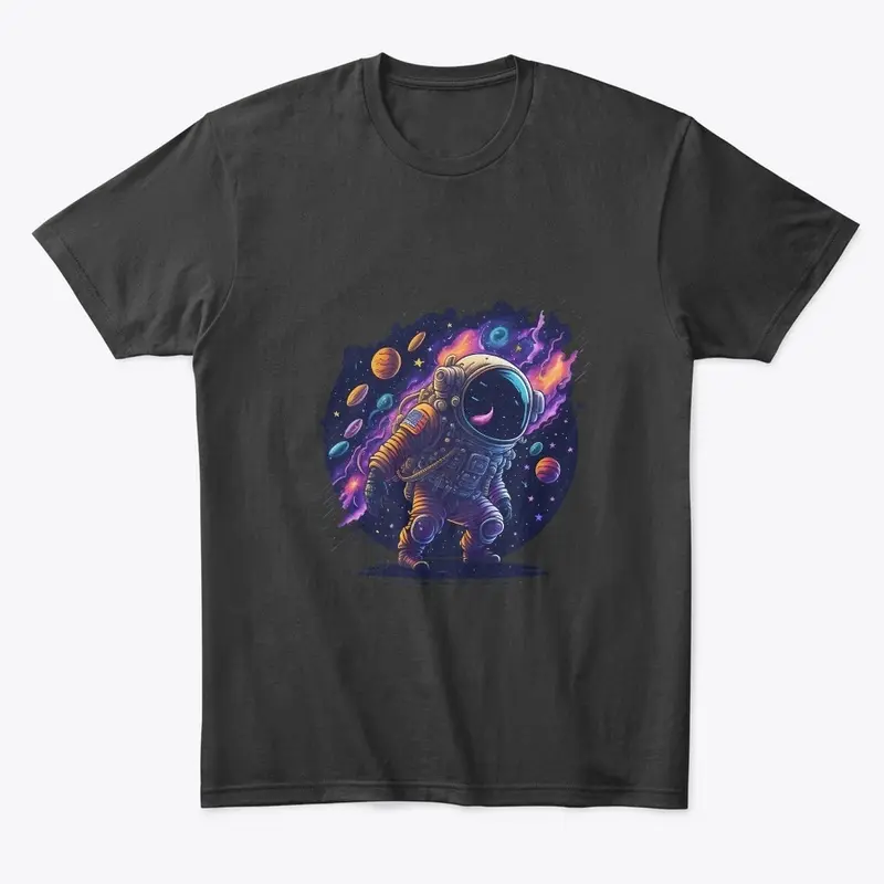 Vibrant Astronaut T-Shirt 