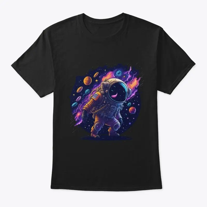 Vibrant Astronaut T-Shirt 