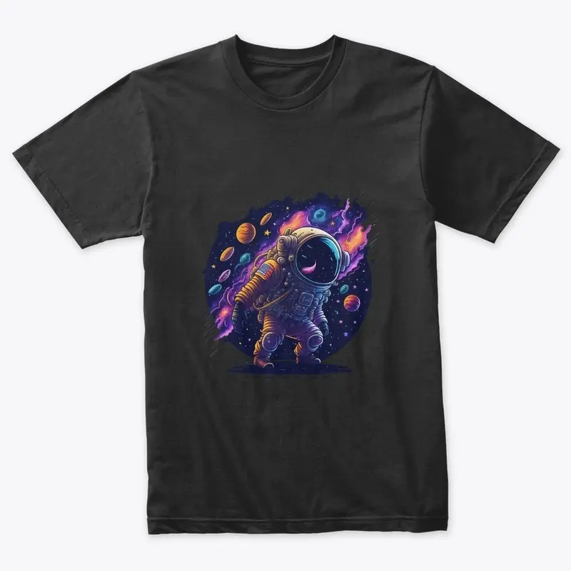 Vibrant Astronaut T-Shirt 