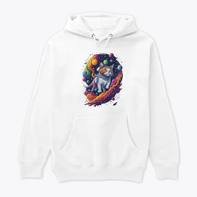 Astronaut Cat Colorful Design