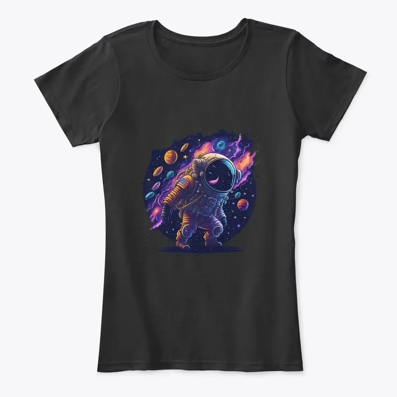 Vibrant Astronaut T-Shirt 