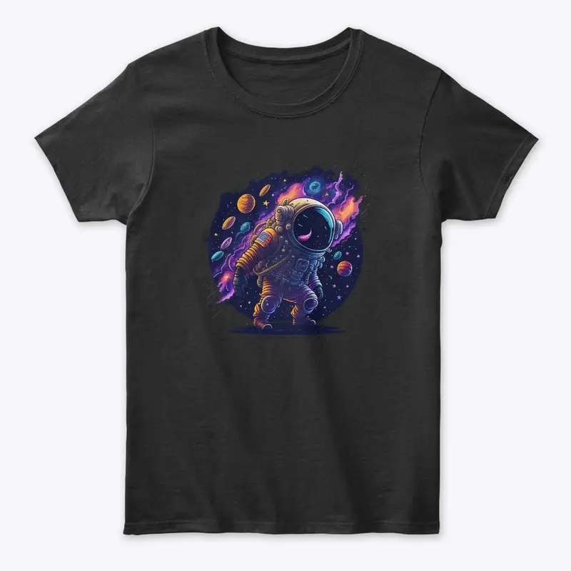 Vibrant Astronaut T-Shirt 